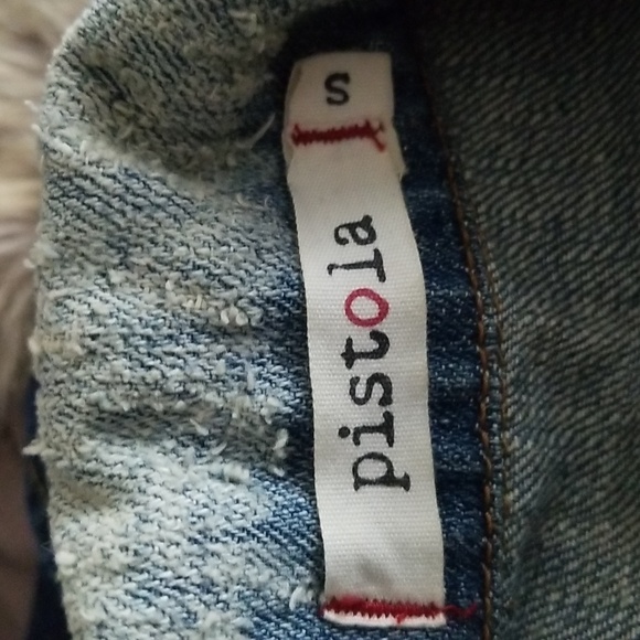 Pistola Distressed Denim Jean Jacket - Picture 3 of 6